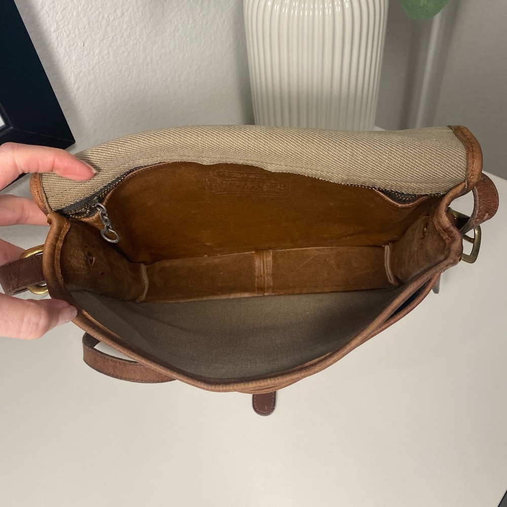 Coach Vintage 1970’s-80’s RARE Twill Shoulder Bag - Picture 6 of 16